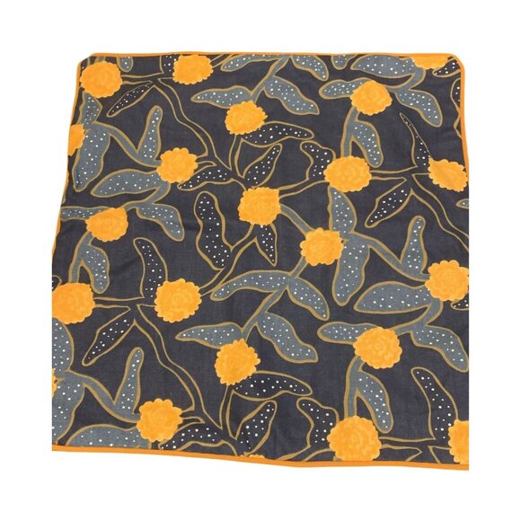 Ikea Aromatisk Cotton 20" X 20" Pillowcase Floral Blue Yellow - Picture 1 of 6